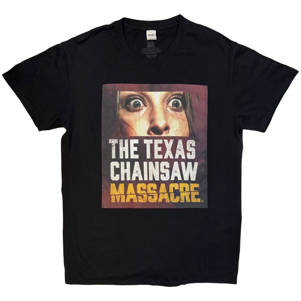 The Texas Chainsaw Massacre - Eyes Heren Tshirt - Zwart